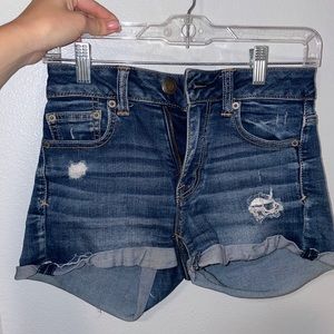 High Waisted Jean Shorts